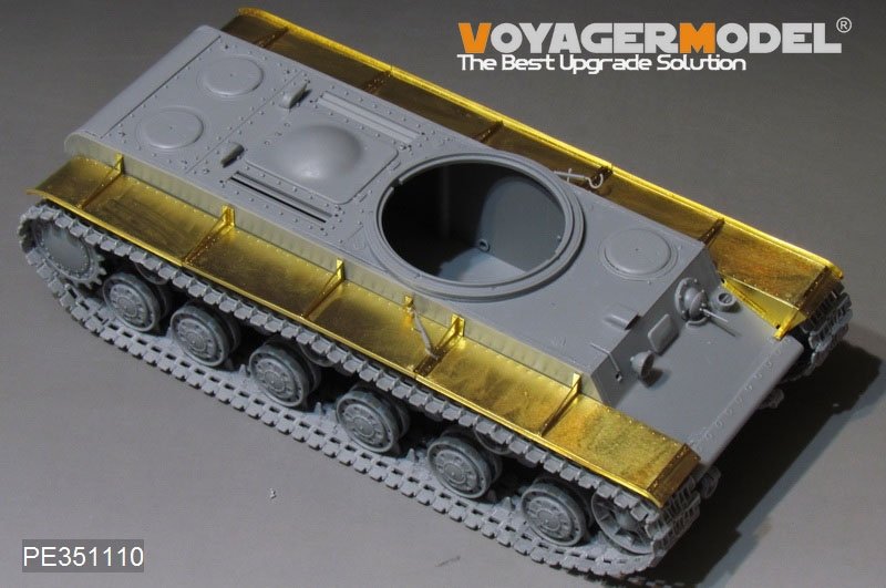 Garde-boues de char russe KV-2 de la Seconde Guerre mondiale, modèle Voyager PE351110, pour maquette TRUMPETER au 1/35  – image 6