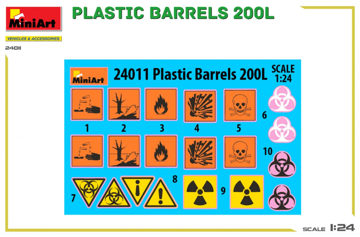 MiniArt 24011 FÛTS EN PLASTIQUE 200L 1/24  – Bild 2