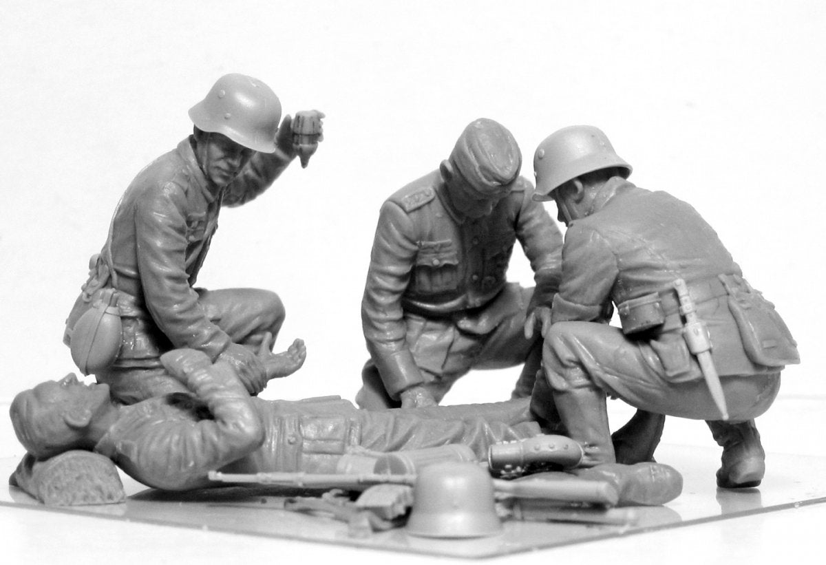 ICM 35620 Personnel médical militaire allemand de la Seconde Guerre mondiale, échelle 1/35 – imagen 6