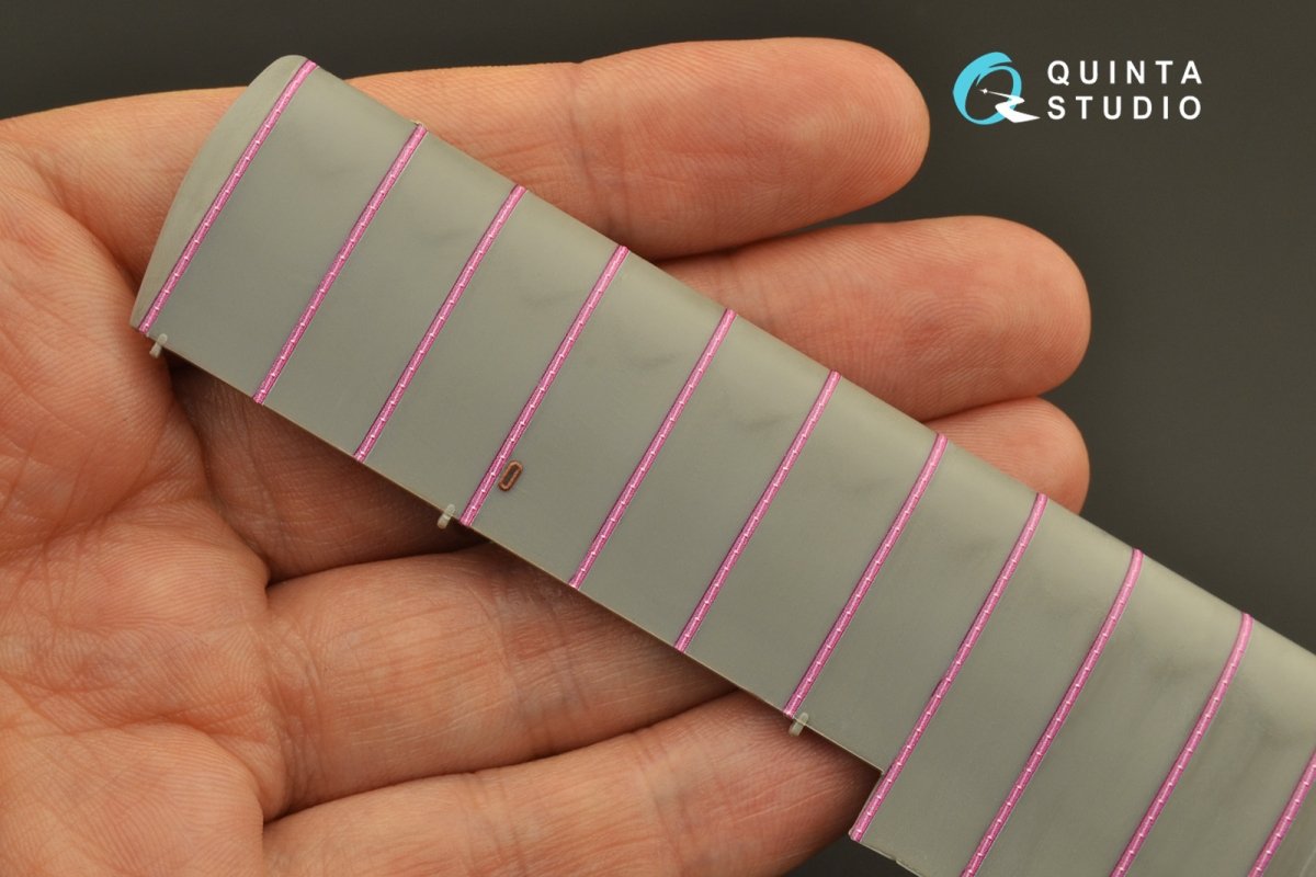 Quinta Studio QP32006 Bandes de nervures magenta Fokker Dr. (F.)ID.VII (Tous les kits) 1/32 – immagine 2