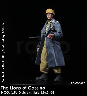 RADO Miniatures RDM35026 Les Lions de Cassino/Sous-officier, 1re division FJ, (1943-45) 1/35