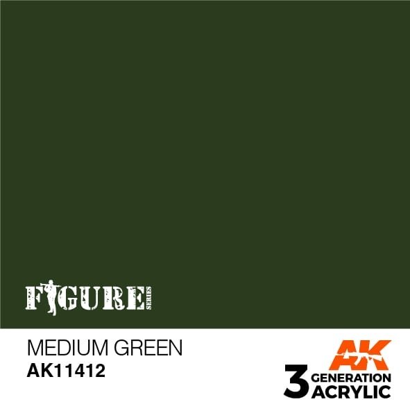 AK Interactive AK11412 Vert moyen 17 ml