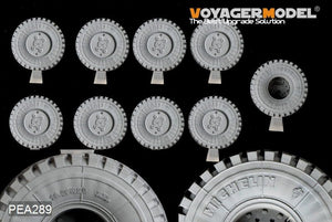 Roues de route Voyager Model PEA289 M1070 de l&amp;#39;armée américaine moderne (9 pièces) (Pour Hobby Boss) 1/35 – image 2