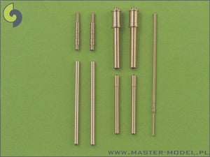 Ensemble d&amp;#39;armement Master AM-48-019 Fw 190 A7, A8 (embouts de canon MG 131, canons MG 151, carénages MG 151) et tube Pitot (1/48)