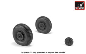 Armory Models AW32015 Iljushin IL-2 Bark, roues de type ancien avec pneus lestés, échelle 1/32 – image 5