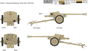 Gecko Models 16GM0012 Canon antichar allemand Pak 40 de 7,5 cm, première production, échelle 1/16 – imagen 4