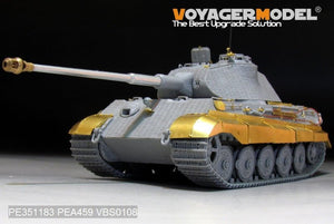 Maquette Voyager PE351183 Char King Tiger allemand de la Seconde Guerre mondiale (tourelle Porsche) (pour kit DRAGON/ZVEZDA) 1/35 – imagen 2