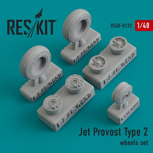 RESKIT RS48-0132 Jeu de roues Jet Provost Type 2 1/48