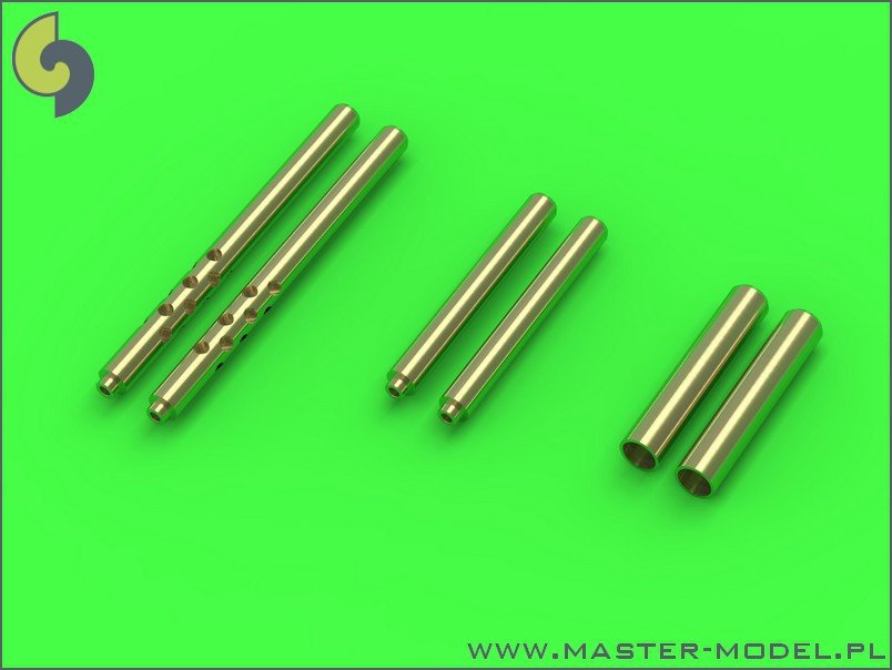 Master AM-72-086 F6F Hellcat - armement initial (canons Browning de calibre .50 avec chemises de refroidissement percées) (1/72)