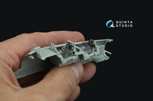 Intérieur imprimé en 3D et coloré pour le F-14B (Quinta Studio QD72085) sur papier décalcomanie (Academy) à l&amp;#39;échelle 1/72 – image 11