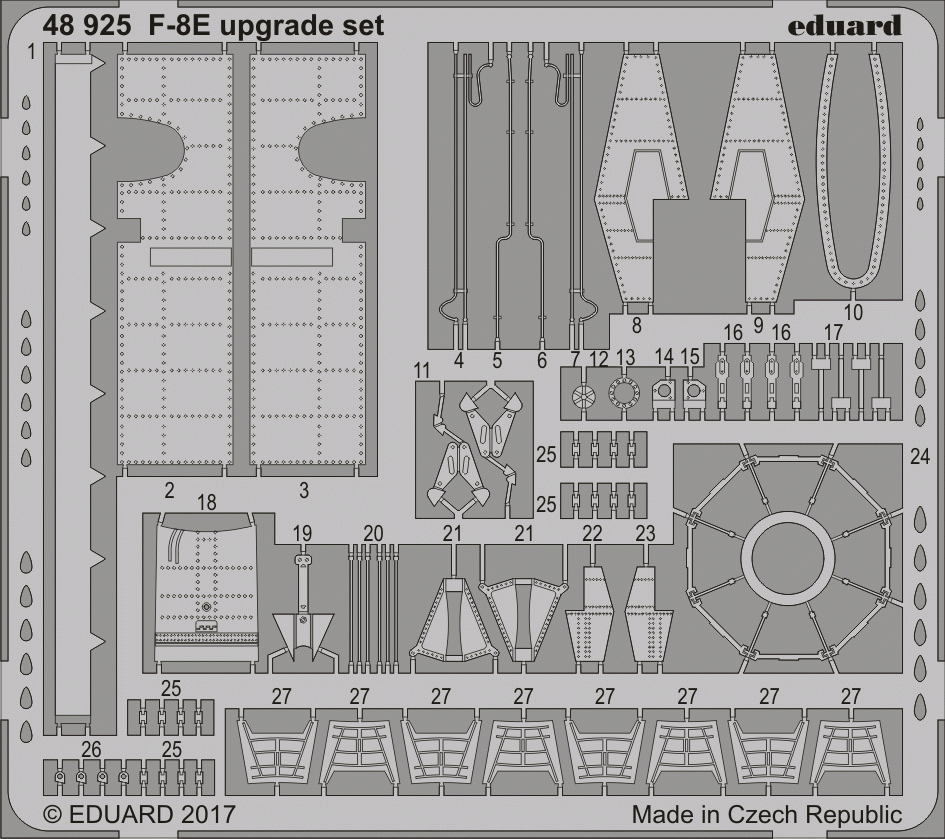 Kit de mise à niveau Eduard 48925 F-8E EDUARD 1/48