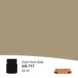 Coloration de base Lifecolor UA717 Cold Wood 22 ml