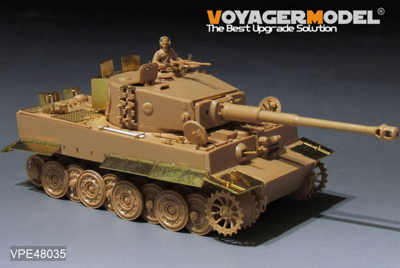 Maquette Voyager VPE48035 Char Tiger I allemand de la Seconde Guerre mondiale, production tardive, pour Tamiya 32575, échelle 1/48 – Bild 2