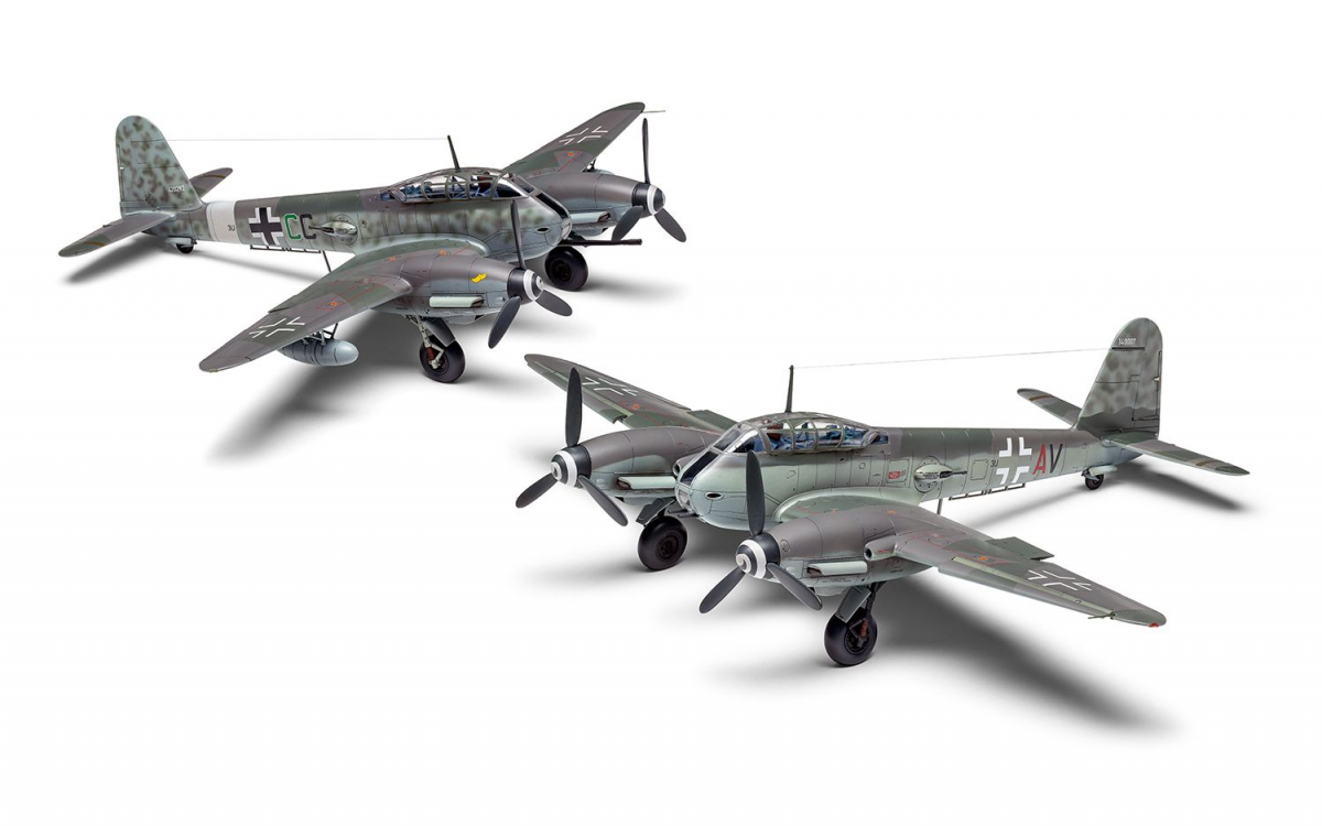 Maquette Airfix 04066 Messerschmitt Me 410A-1/U2 U4 au 1/72 – imagen 4