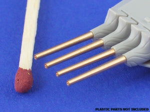 Aber 1/700L-02 Jeu de 8 canons courts de 380 mm pour tourelles avec protections anti-explosion, navires Richelieu, Jean Bart 1/700 – image 3