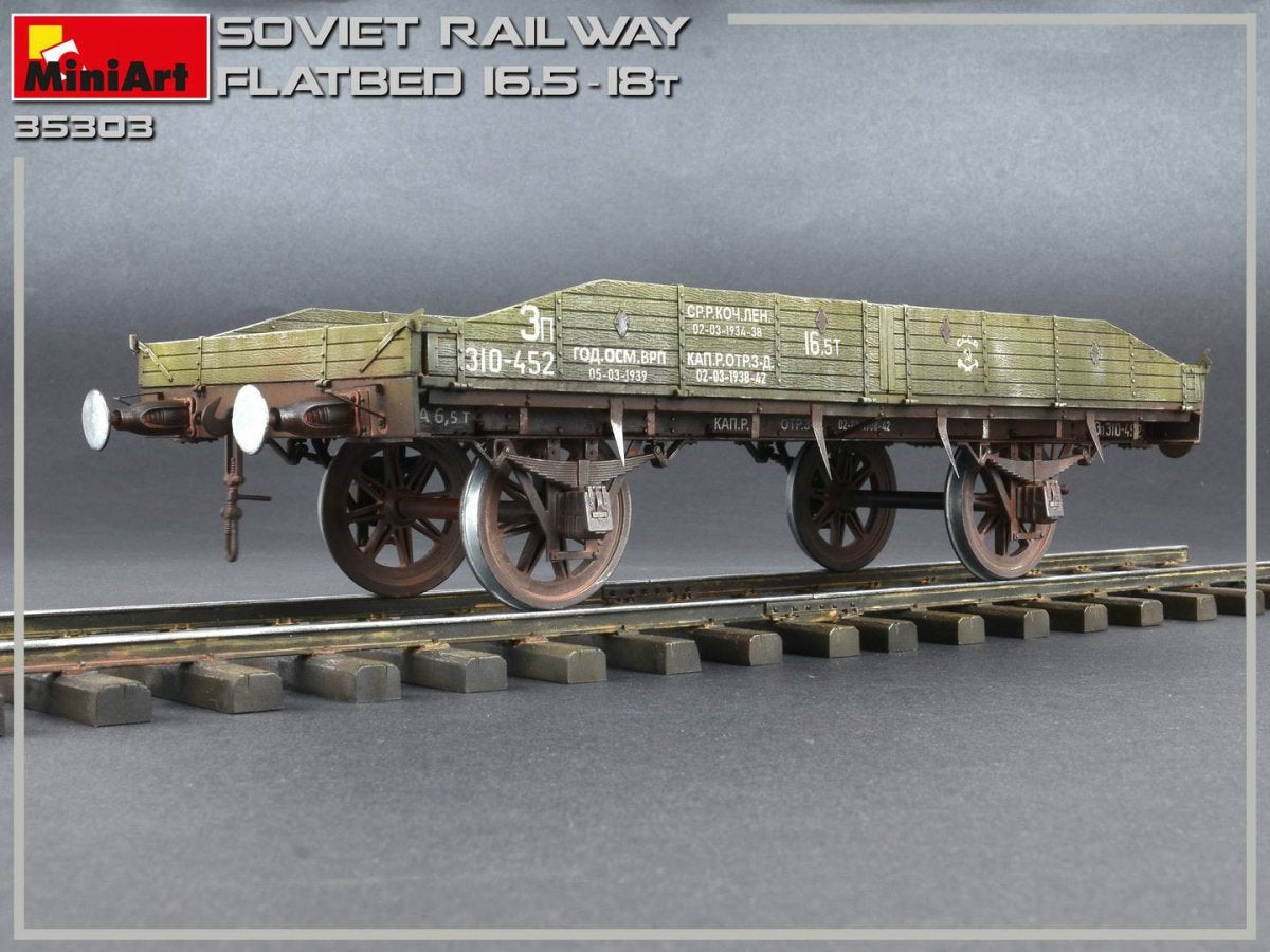 MiniArt 35303 Plateau ferroviaire soviétique 16,5-18t (1/35) – imagen 9