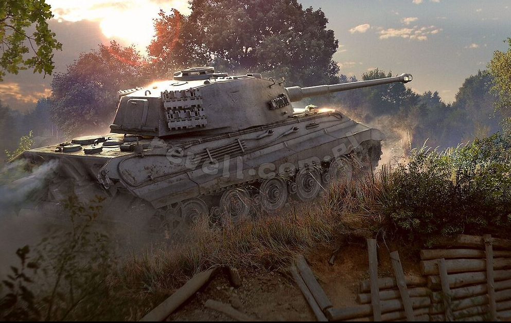 Revell 03503 Tigre II Ausf. B Königstiger World of Tanks 1/72 – immagine 2