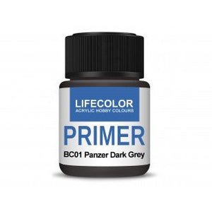 Apprêt acrylique Lifecolor BC01 Panzer Gris foncé 22 ml  – imagen 2