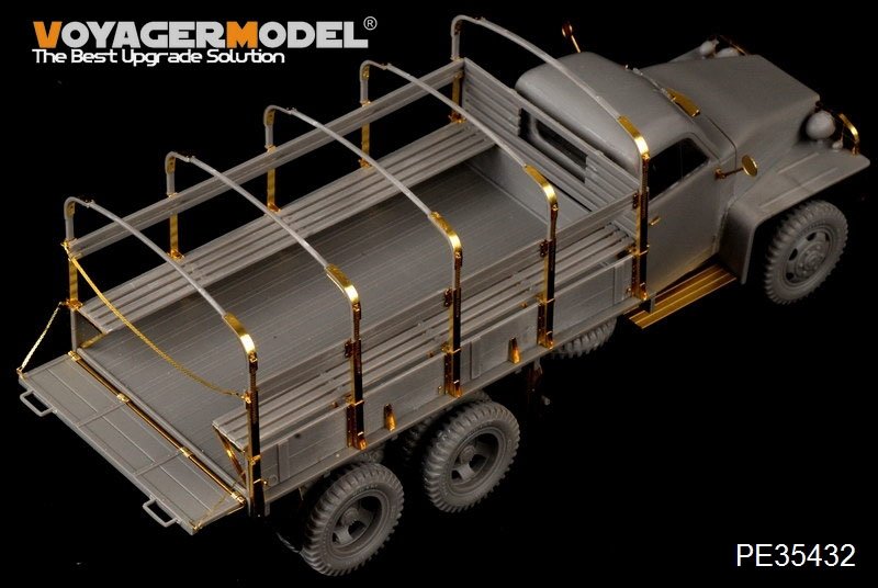 Maquette Voyager PE35432 Camion Studebaker US6 russe de la Seconde Guerre mondiale pour ITALERI 6499 / ICM 35511 1/35  – immagine 3