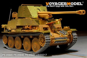 Maquette Voyager PE35945 Chasseur de chars allemand Marder III (Sd.Kfz.139) de la Seconde Guerre mondiale, à base de la maquette TAMIYA 35248 au 1/35 – Bild 2