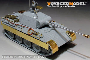 Maquette Voyager PE35983 Char Panther D allemand de la Seconde Guerre mondiale, version tardive de base, pour TAKOM 2104, échelle 1/35 – immagine 11