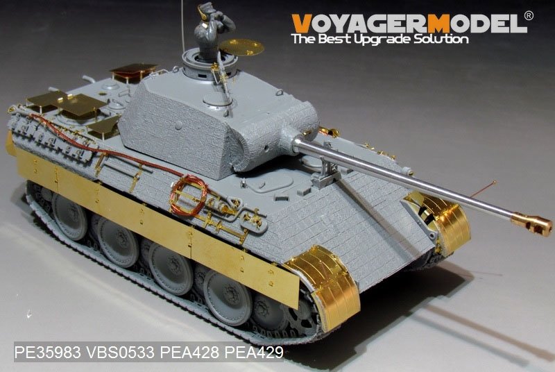 Maquette Voyager PE35983 Char Panther D allemand de la Seconde Guerre mondiale, version tardive de base, pour TAKOM 2104, échelle 1/35 – immagine 11