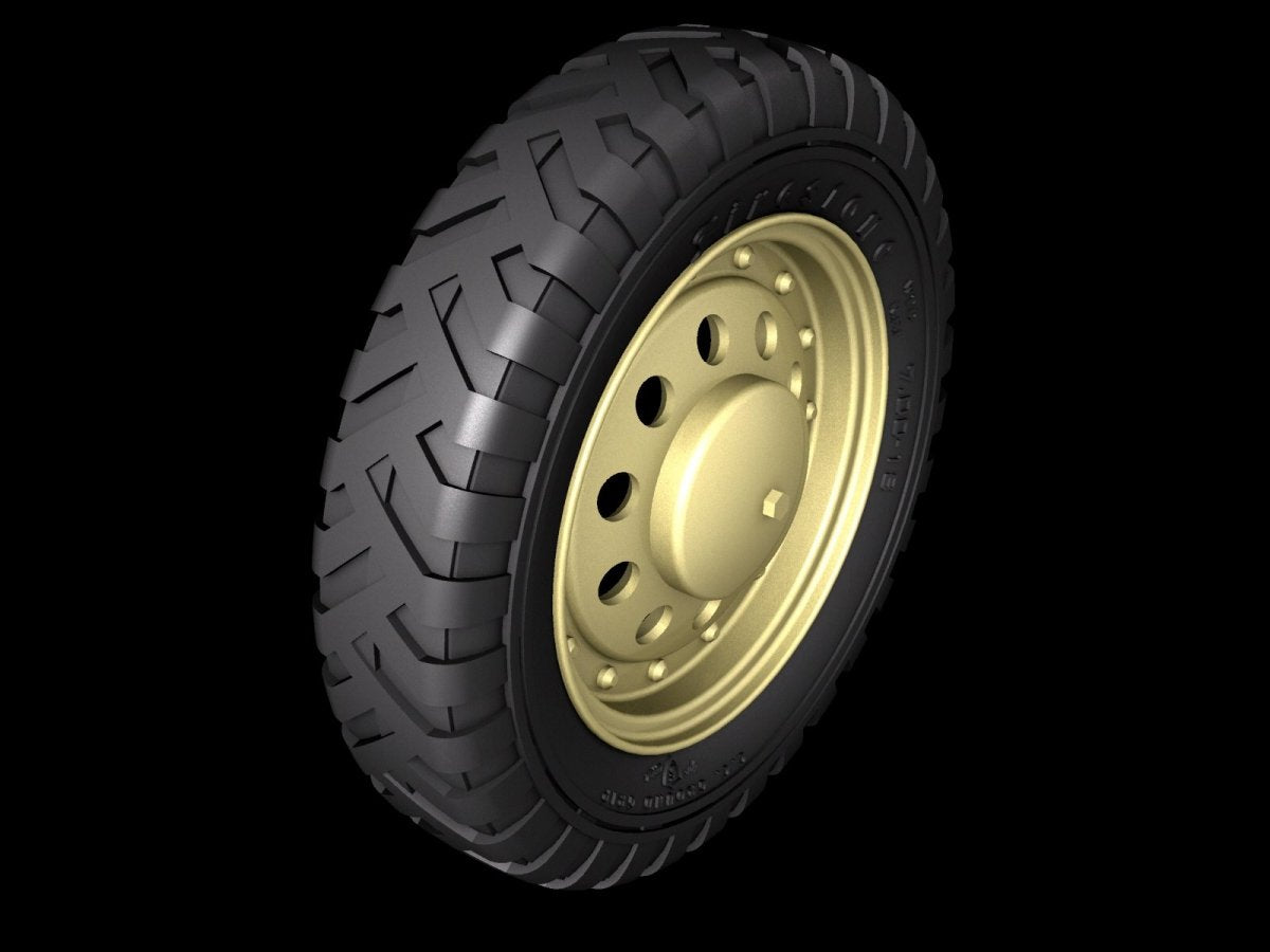Roues de route pour voiture de reconnaissance « Dingo » de Panzer Art RE35-603 (Firestone) 1/35 – image 2