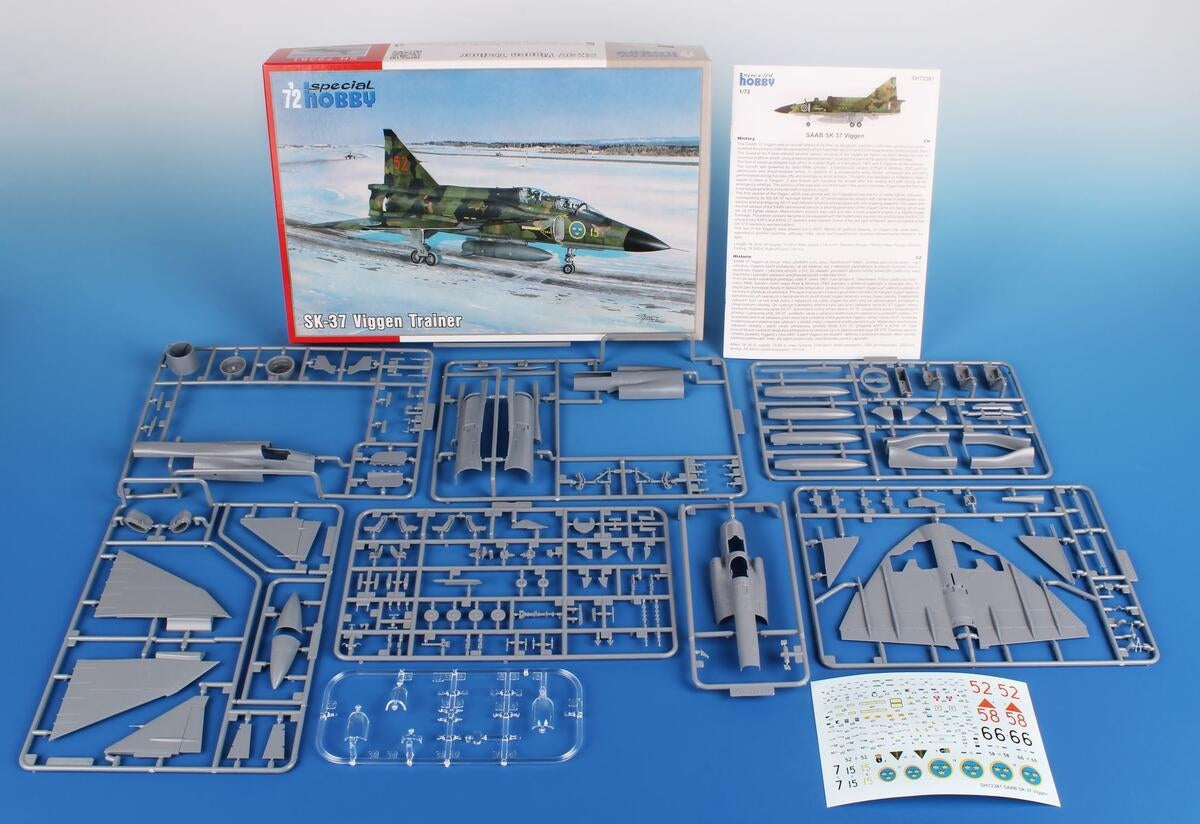 Special Hobby 72381 SK-37 Entraîneur Viggen 1/72 – imagen 4