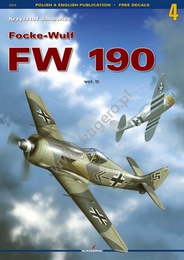 Kagero 3004 Focke Wulf Fw 190 vol. II (sans décalcomanies) EN/PL