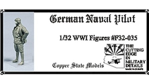 Maquette Copper State Models F32-035 Pilote de la marine allemande 1/32