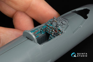 Quinta Studio QD+48577 MiG-21MF Fishbed-J (usine de Moscou) Intérieur imprimé en 3D et coloré sur papier décalcomanie (Eduard) (avec pièces en résine imprimées en 3D) 1/48 – Bild 10