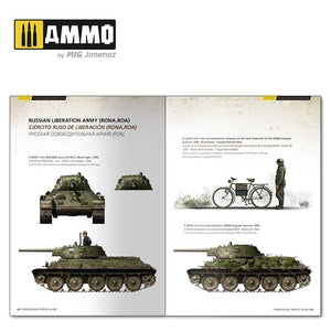 AMMO of Mig Jimenez 6145 T-34 Colors. T-34 Tank Camouflage Patterns in WWII (Multilingual) – zdjęcie 6