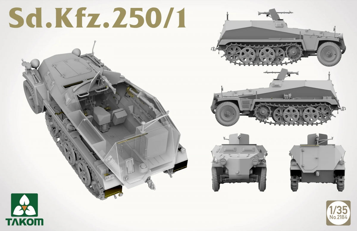 Takom 2184 Sd.Kfz.250/1 1/35  – imagen 4
