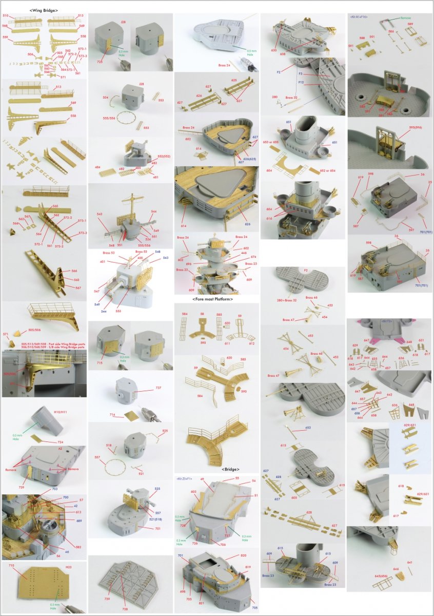 Pontos 22001F2 BISMARCK 1941 Kit de détail de base Ver.2 (1/200) – image 23