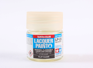 Tamiya 82123 LP-23 Flat clear 10ml – zdjęcie 3