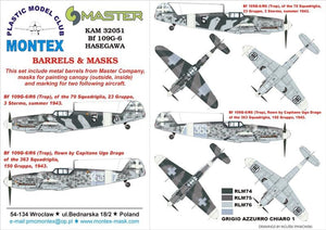 Montex KAM32051 Bf-109G6 (Italie) 1/32