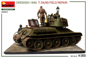 MiniArt 36064 Dresde 1945. Réparation de terrain T-34/85. Grand coffret 1/35 – image 3