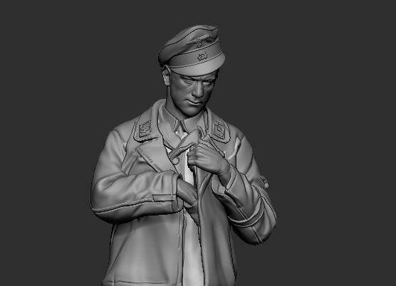 Panzer Art FI35-082 Officier de char Waffen-SS Bataille de Koursk n° 2 1/35 – imagen 2