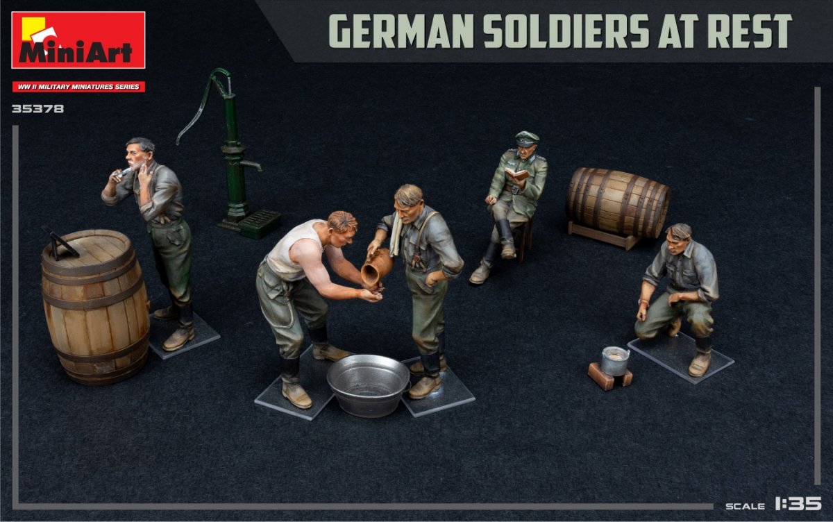 MiniArt 35378 SOLDATS ALLEMANDS AU REPOS. ÉDITION SPÉCIALE 1/35 – image 3