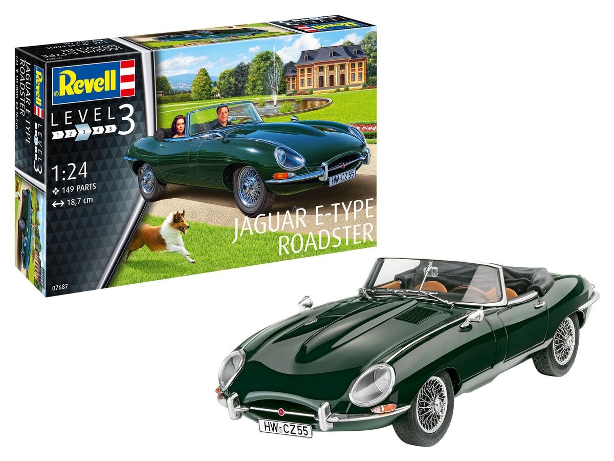 Revell 67687 Jaguar Type E Roadster - Maquette au 1/24