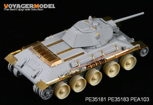 Garde-boues Voyager modèle PE35183 pour T-34/76 STZ Mod.1941 pour DRAGON 6355 1/35 – image 3