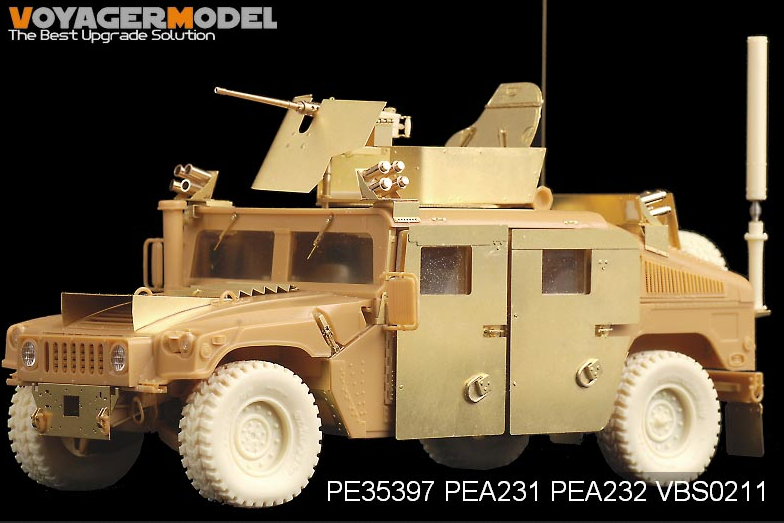 Voyager Model PEA232 Modern USMC HUMVEE M1114 Space Amour (GP) 1/35 – zdjęcie 4