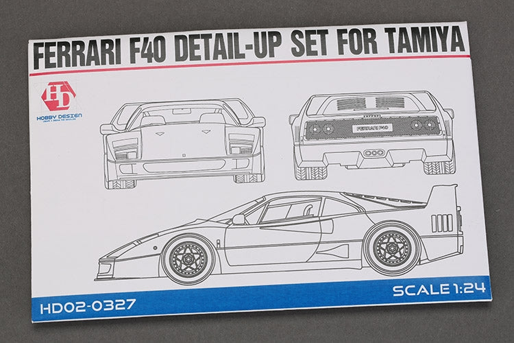 Kit de détail Hobby Design HD02-0327 Ferrari F40 pour Tamiya 1/24