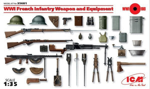ICM 35681 Armes et équipements d&amp;#39;infanterie française (1914-1918) (1/35)