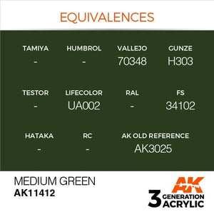 AK Interactive AK11412 Vert moyen 17 ml – image 3