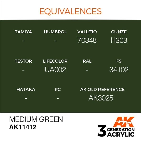 AK Interactive AK11412 Vert moyen 17 ml – image 3