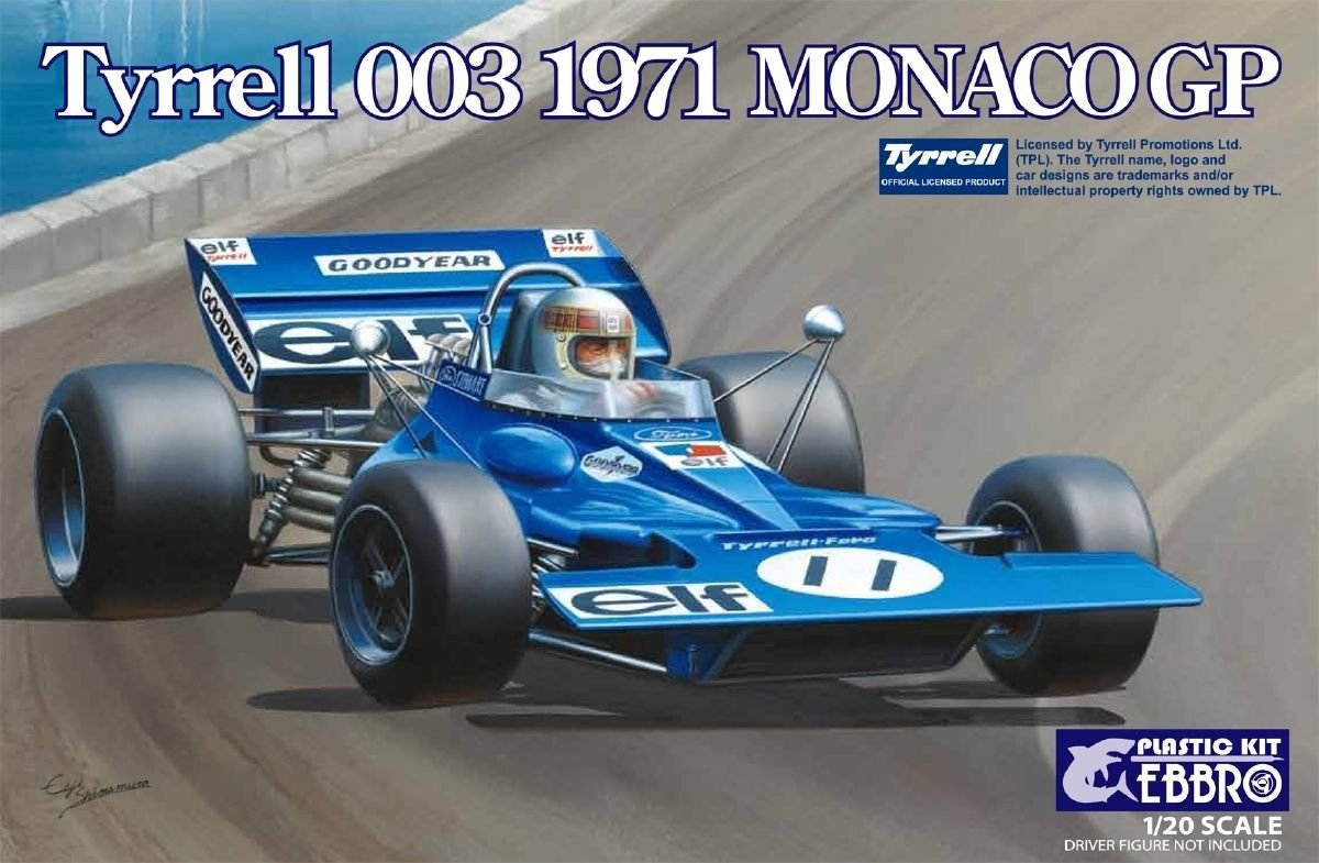 Ebbro 20007 Tyrrell 003 GP de Monaco 1971 1/20