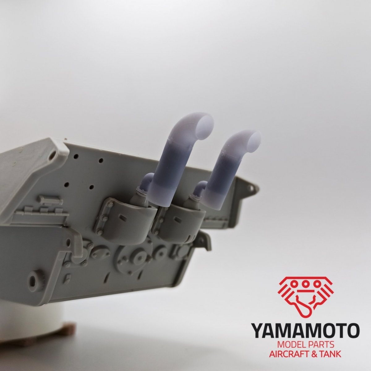 Kit de silencieux Yamamoto YMP3503 Flammvernichter pour Tiger II/E-50/E-75 Type 2 1/35 – image 2