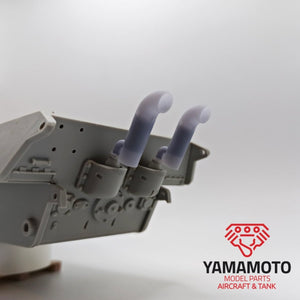 Kit de silencieux Yamamoto YMP3503 Flammvernichter pour Tiger II/E-50/E-75 Type 2 1/35 – image 2