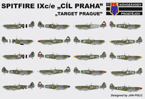 Kovozavody Prostejov KPM0060 Supermarine Spitfire Mk.IXe Cil Praha 1/72 – imagen 2